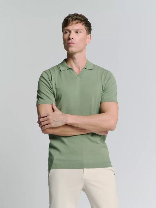 NO EXCESS Pullover Polo - Groen