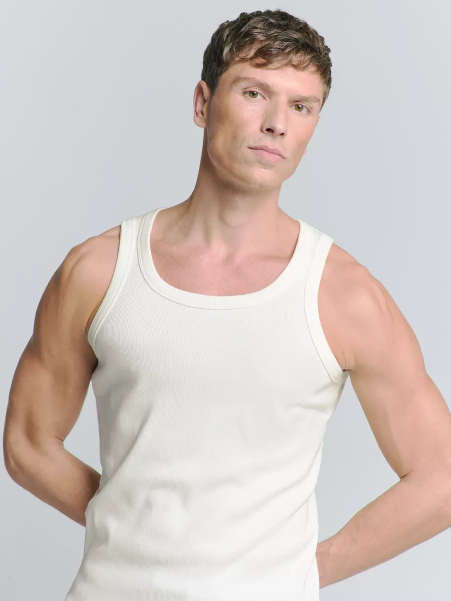 NO EXCESS Singlet - Off White