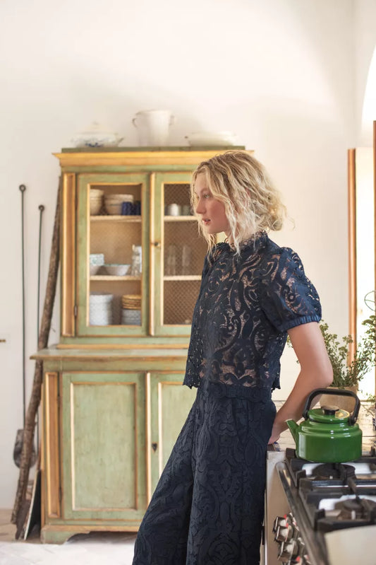 SUMMUM Short sleeve top Lace