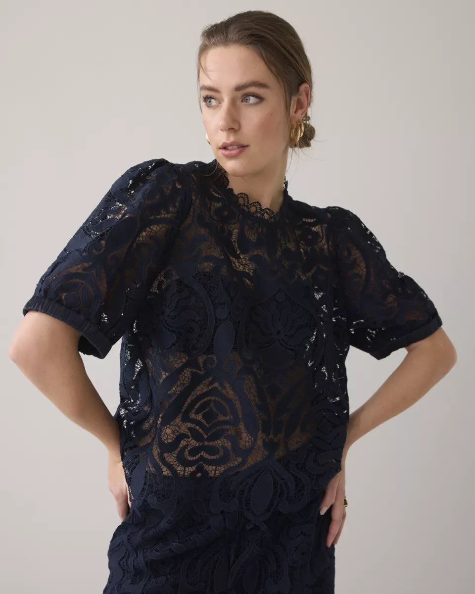 SUMMUM Short sleeve top Lace