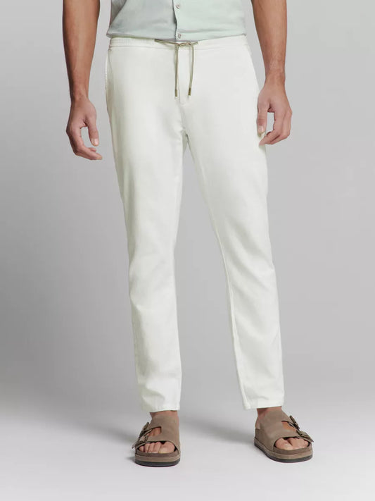 NO EXCESS Pants Linen - Wit