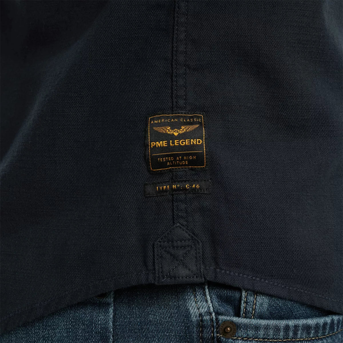PME-LEGEND Short Sleeve Shirt Slub Cotton