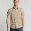 NO EXCESS Allover Printed Jersey Shirt - Sand