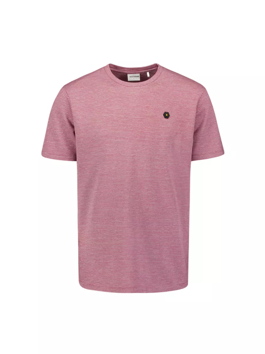 NO EXCESS T-Shirt Crewneck - Dark Wine