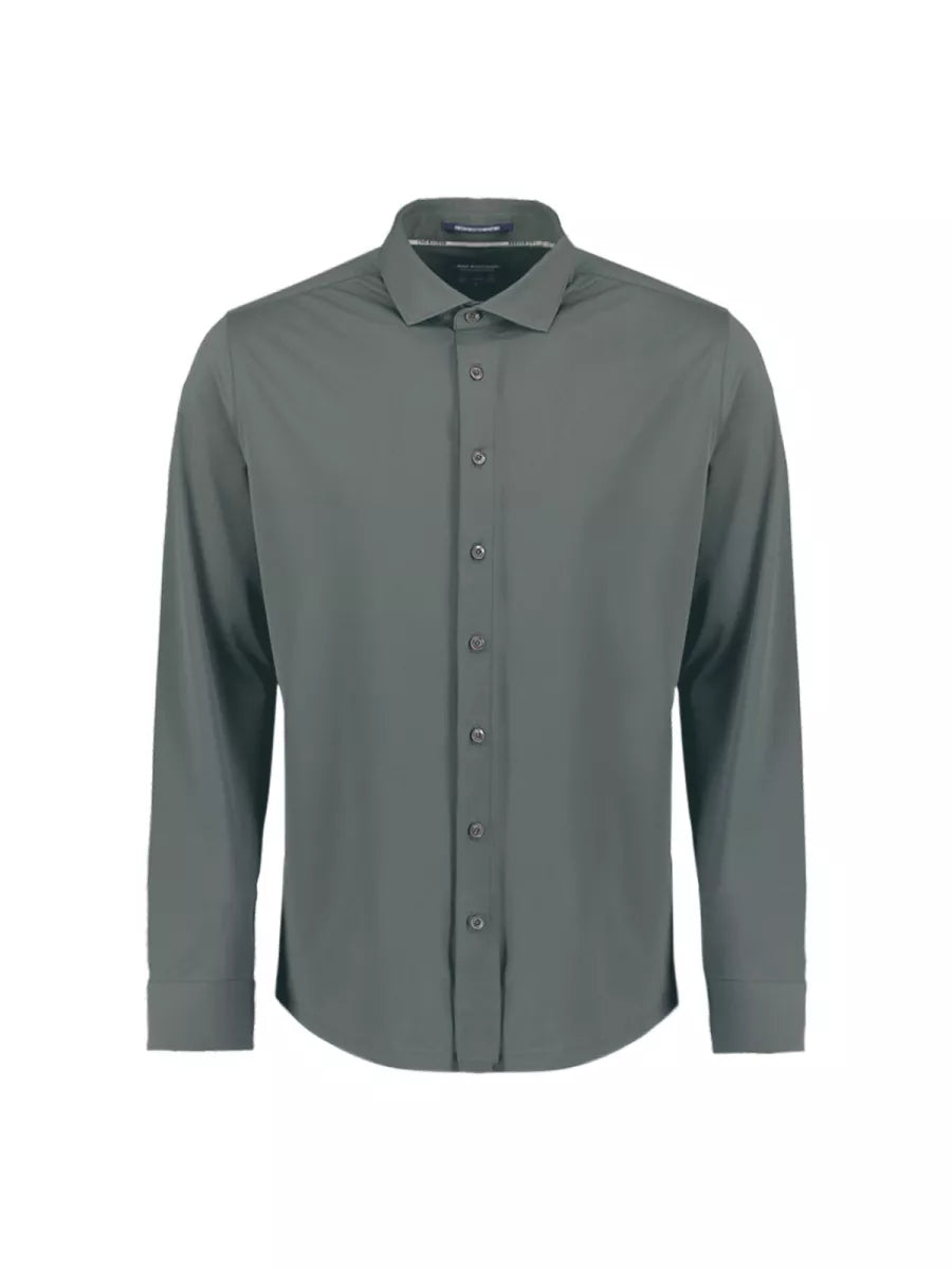 NO EXCESS Shirt Jersey Travel - Dark Steel