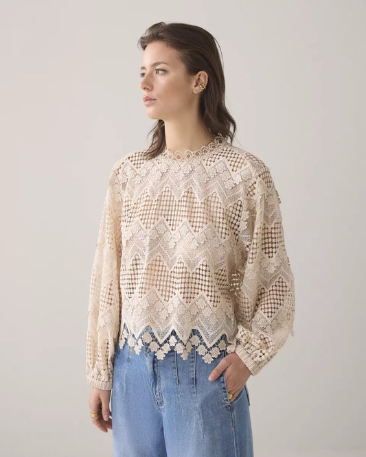 SUMMUM Longsleeve top Lace