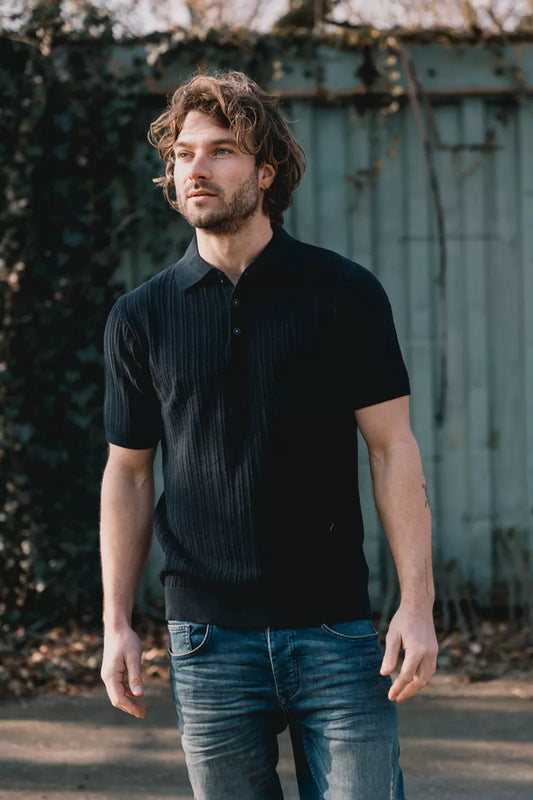 KULTIVATE Polo Vertical - Dark Navy