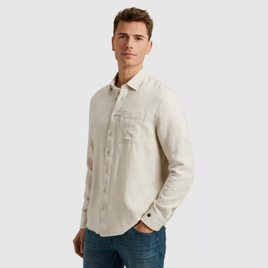 CAST IRON Shirt Long Sleeve - Beige