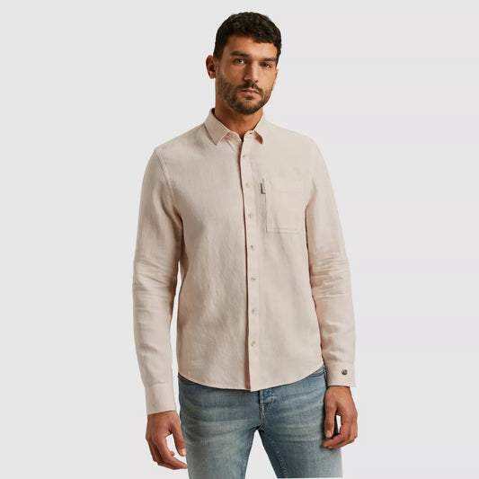 CAST IRON Shirt Long Sleeve - Ecru
