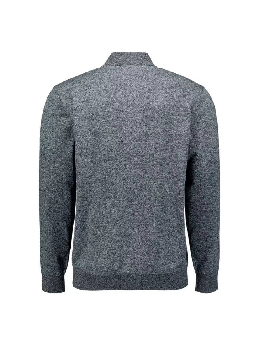 NO EXCESS Pullover Half Zip - Dusty Blue