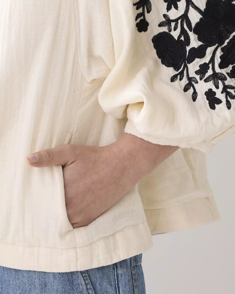 SUMMUM Cotton embro jacket