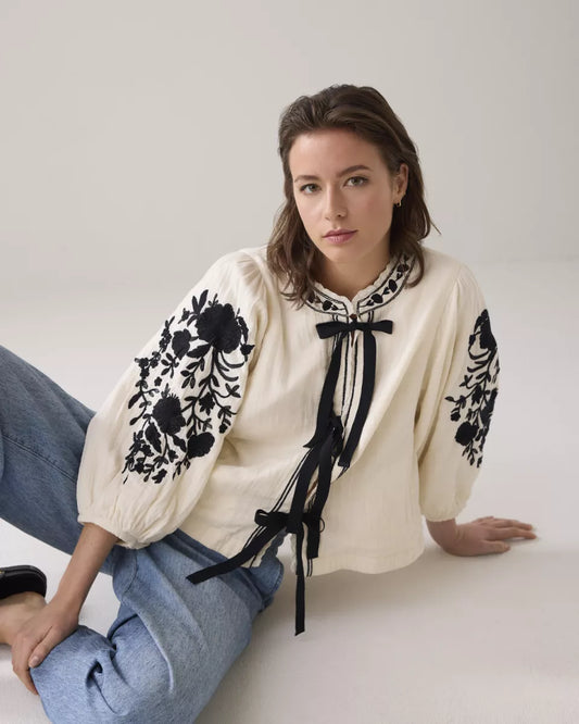 SUMMUM Cotton embro jacket