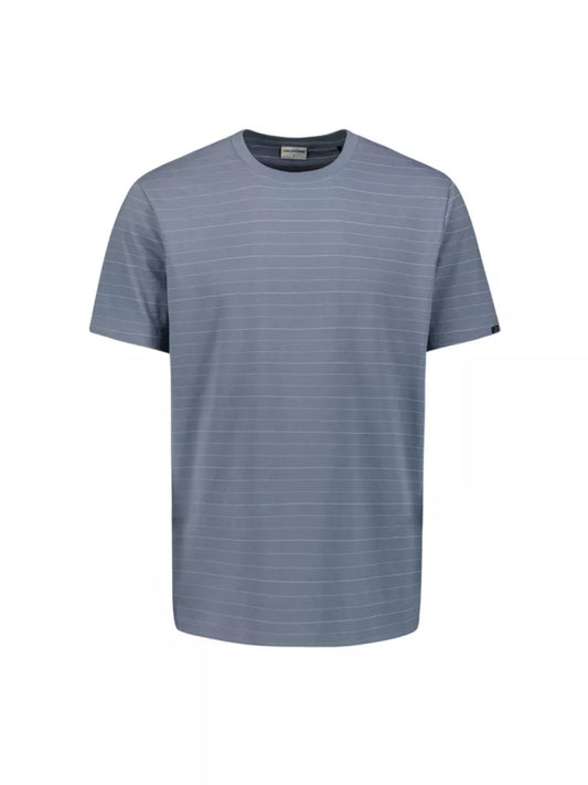 NO EXCESS Pin Stripe T-Shirt - Petrol