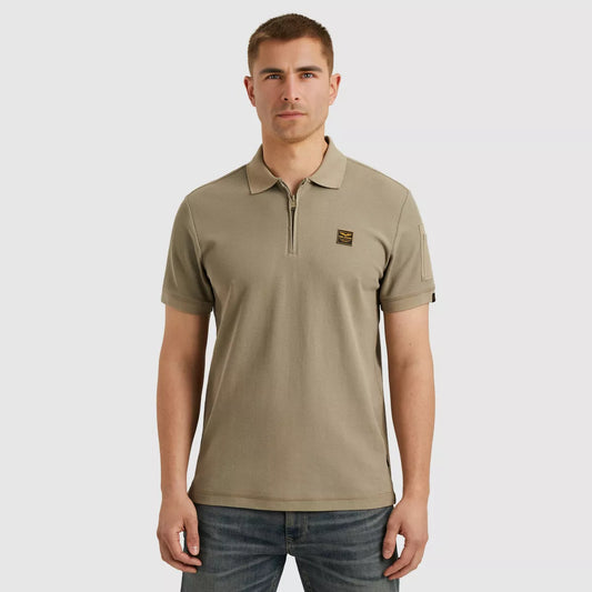 PME-LEGEND Polo Interlock Pique -  Bruin