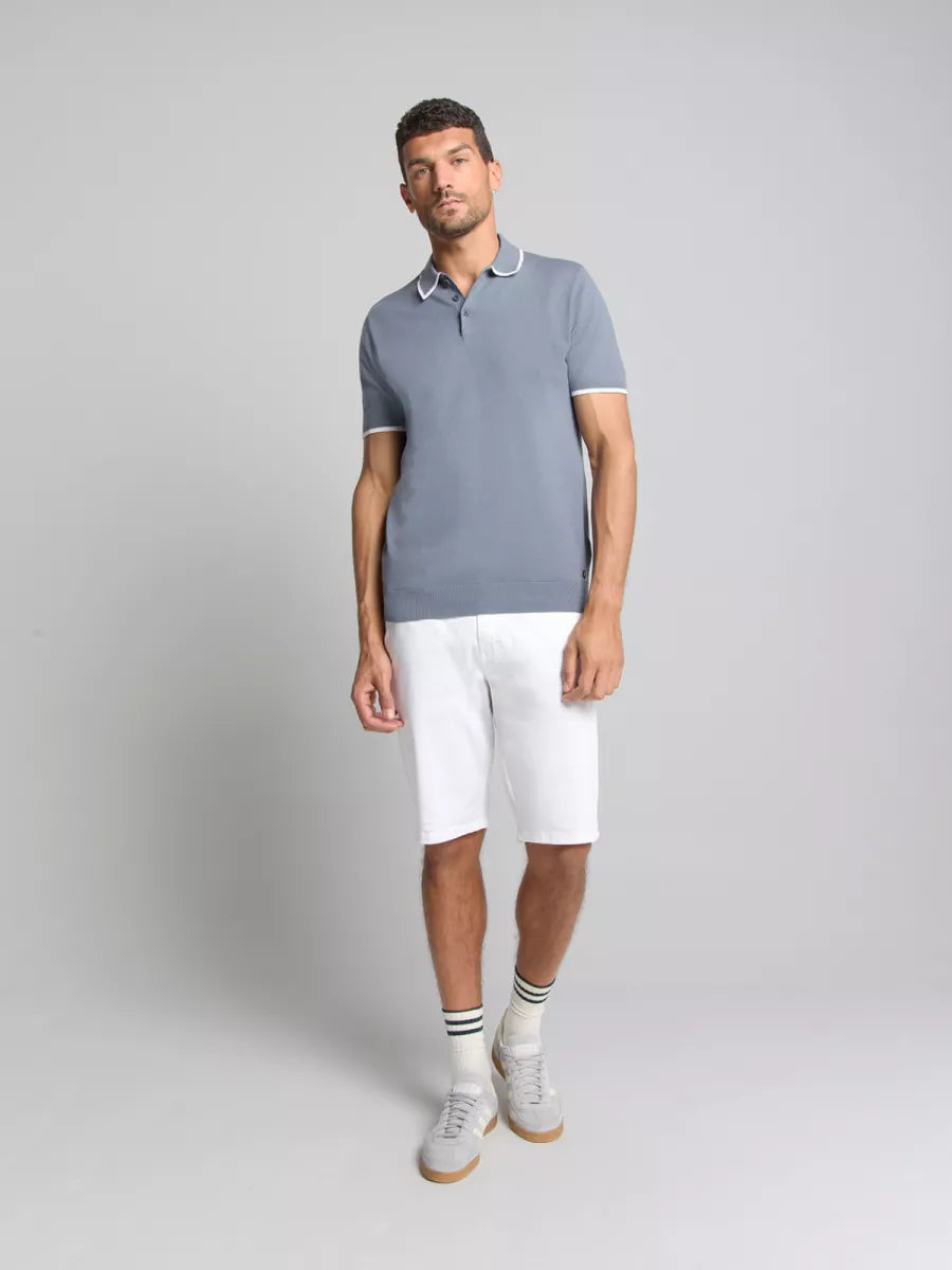 NO EXCESS Pullover Polo - Blauw