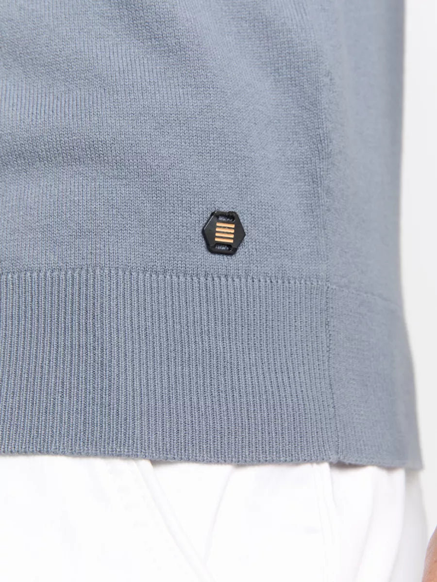 NO EXCESS Pullover Polo - Blauw