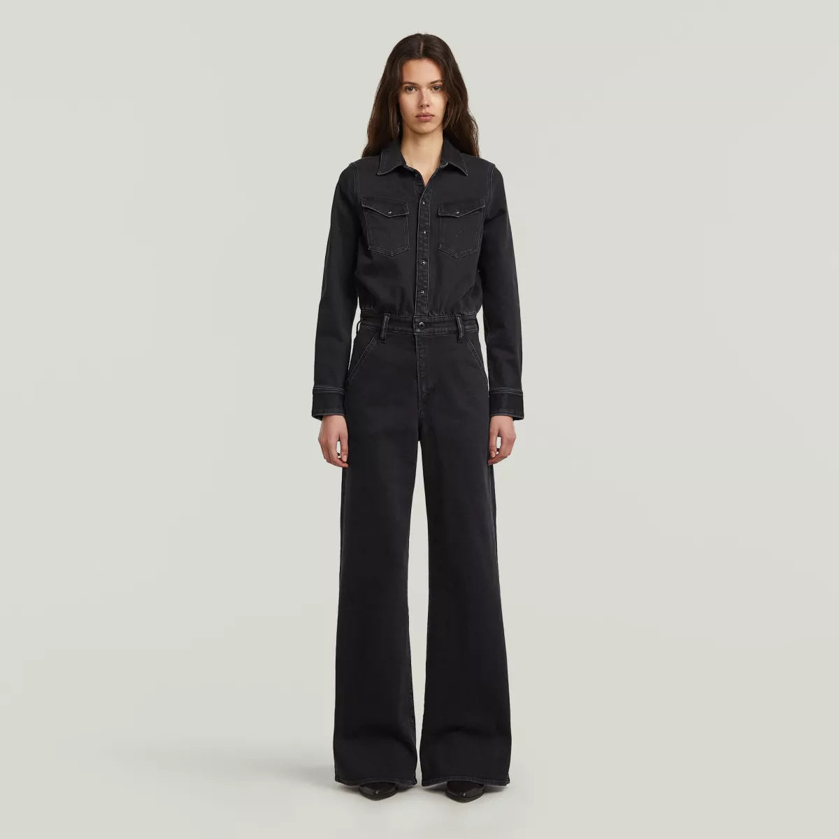 G-STAR Western Wide Leg Jumpsuit