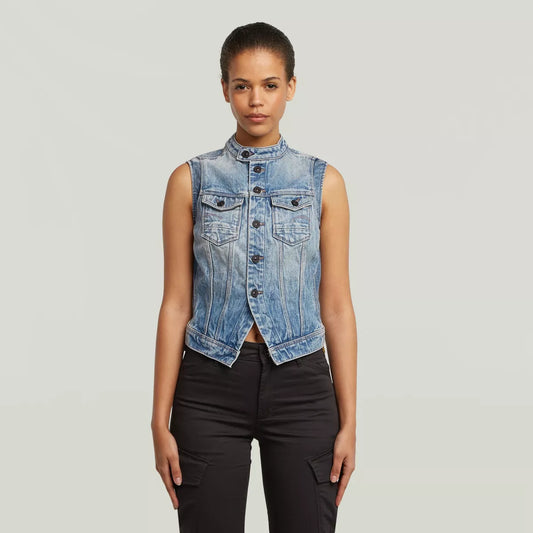 G-STAR Pitched Hem Slim Vest