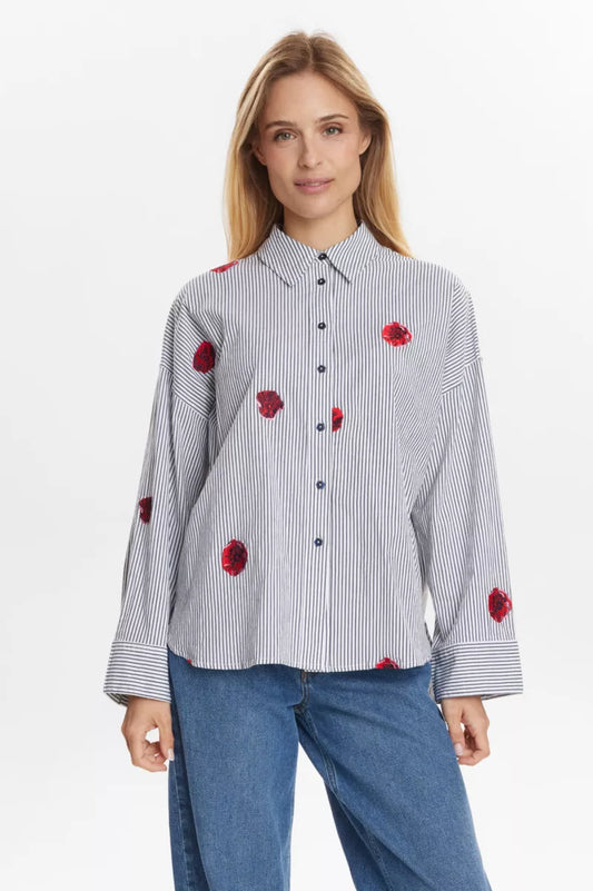 NUMPH NUTILLIE SHIRT - Dark Sapphire