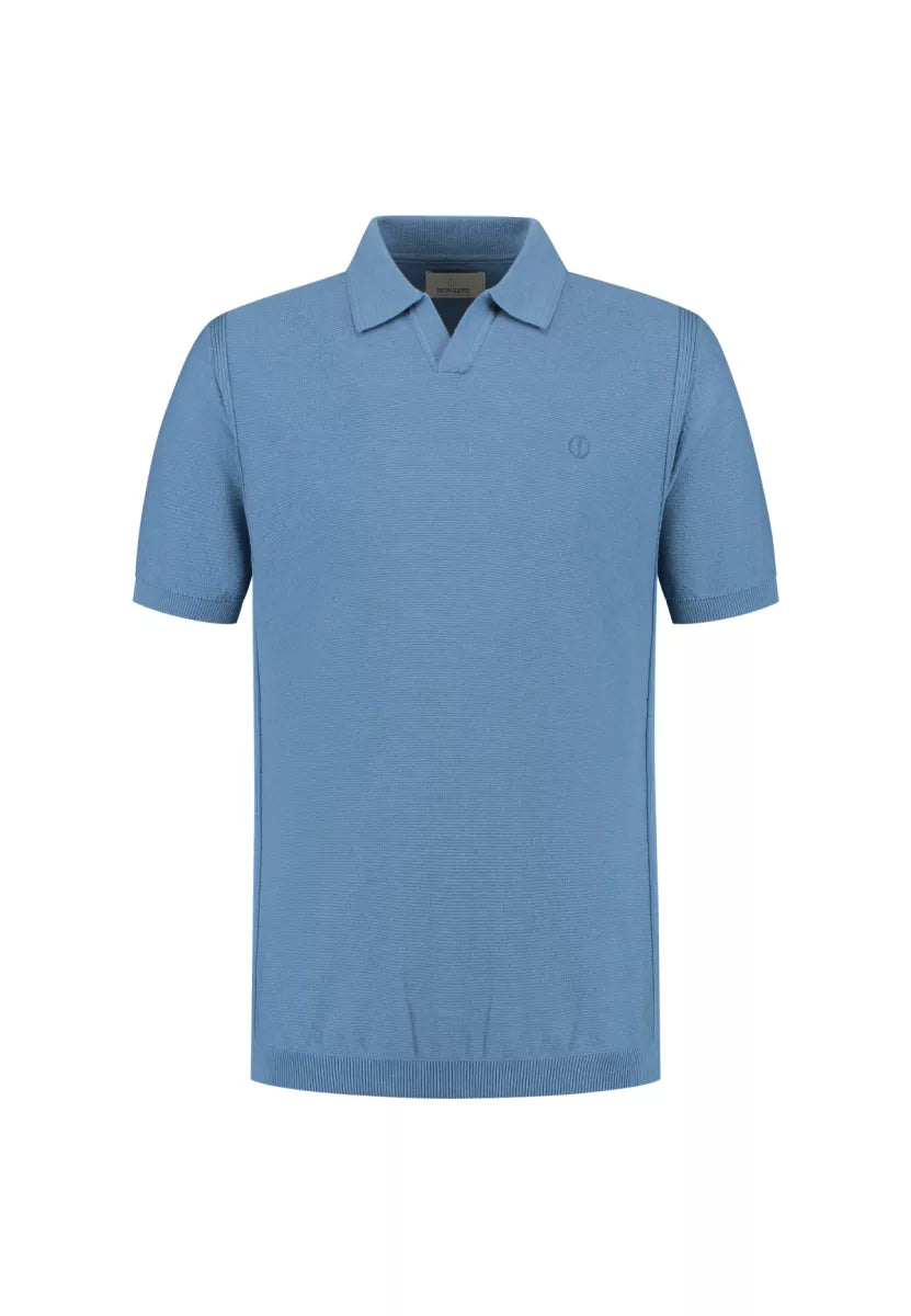 DSTREZZED Mercury Short Sleeve Polo - Blauw