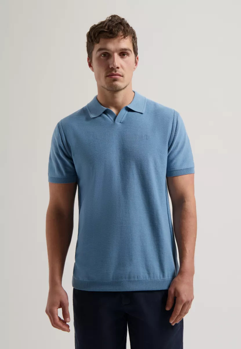 DSTREZZED Mercury Short Sleeve Polo - Blauw