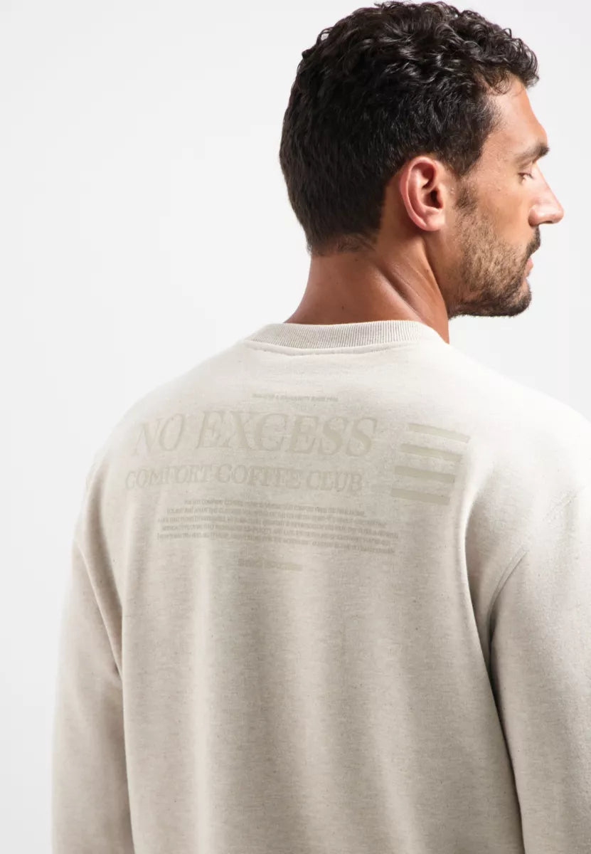 NO EXCESS Sweater Crewneck Melange