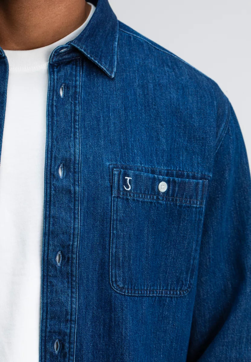 BUTCHER OF BLUE Aidan Worker Denim Shirt