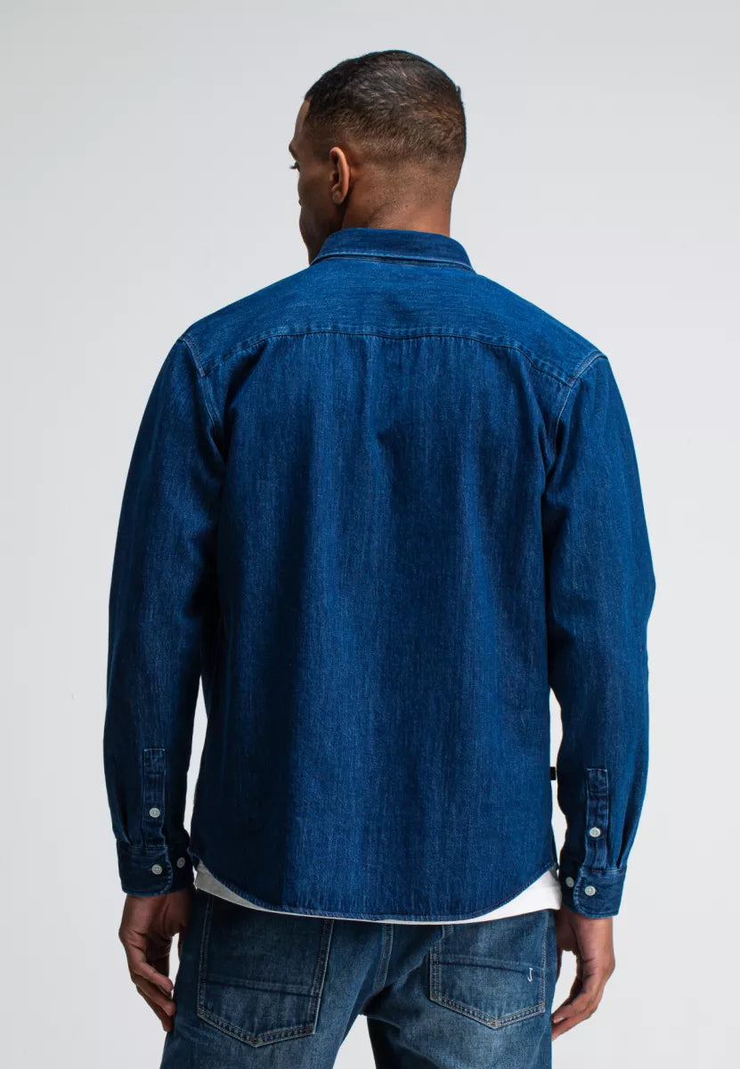 BUTCHER OF BLUE Aidan Worker Denim Shirt