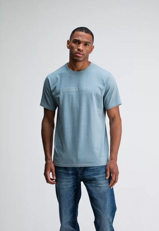 BUTCHER OF BLUE Army Corp Lock Tee - Horizon Blue