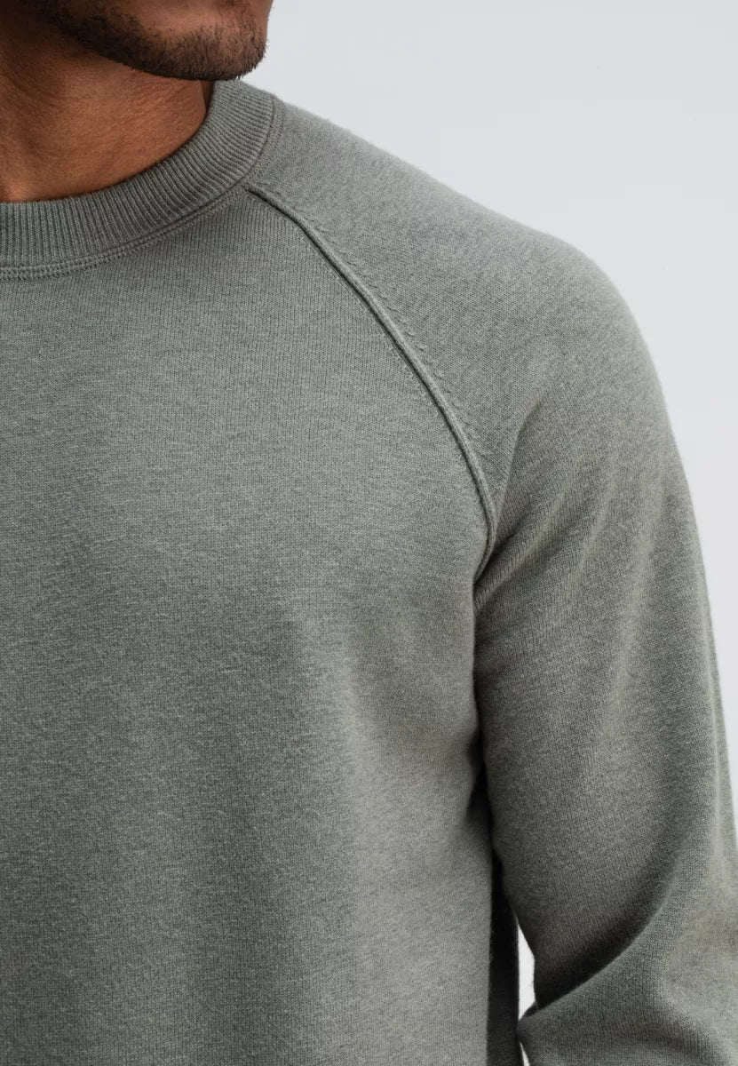 BUTCHER OF BLUE Clifden Sweat Crew - Granite Green