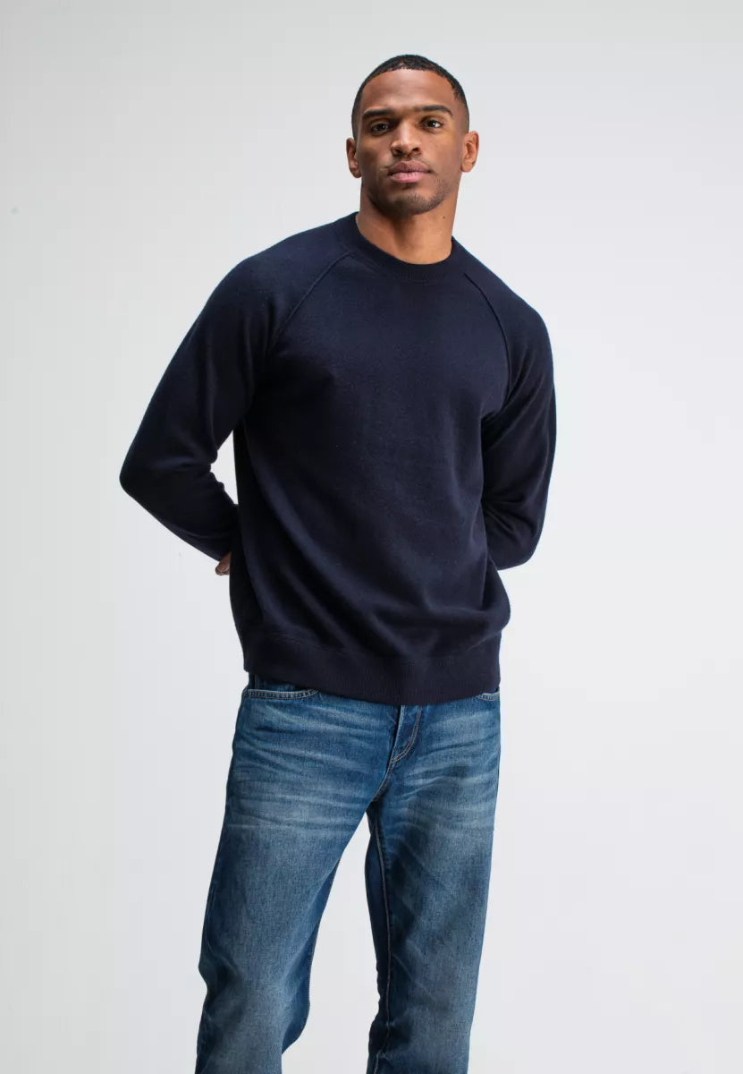 BUTCHER OF BLUE Clifden Sweat Crew - Alaska Blue