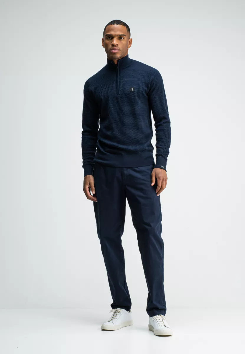 BUTCHER OF BLUE Structure Halfzip - Alaska Blue