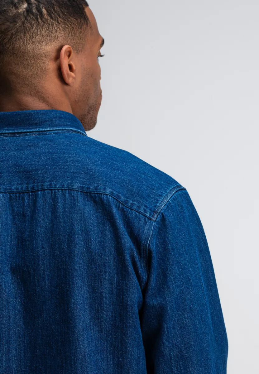 BUTCHER OF BLUE Aidan Worker Denim Shirt