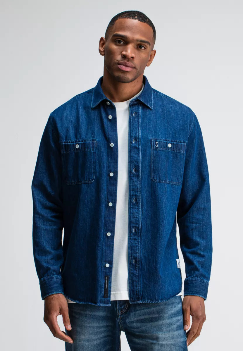 BUTCHER OF BLUE Aidan Worker Denim Shirt