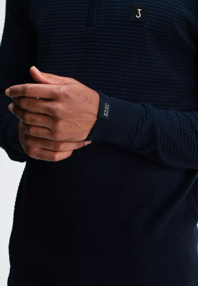 BUTCHER OF BLUE Structure Halfzip - Alaska Blue