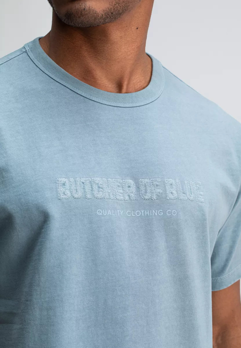 BUTCHER OF BLUE Army Corp Lock Tee - Horizon Blue