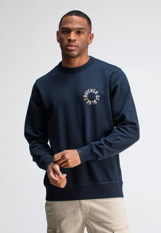 BUTCHER OF BLUE Army Circle Crew - Alaska Blue