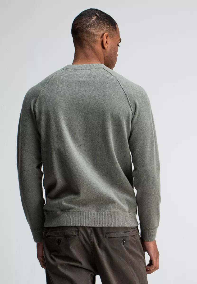 BUTCHER OF BLUE Clifden Sweat Crew - Granite Green