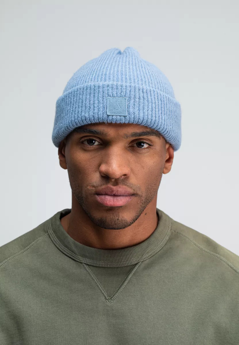 BUTCHER OF BLUE Army Wool Hook Beanie - Horizon Blue