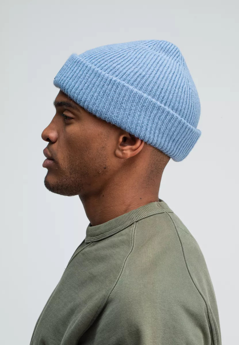 BUTCHER OF BLUE Army Wool Hook Beanie - Horizon Blue