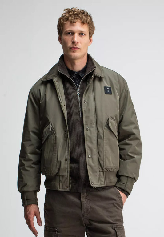 BUTCHER OF BLUE Carlo Satin Flight Bomber