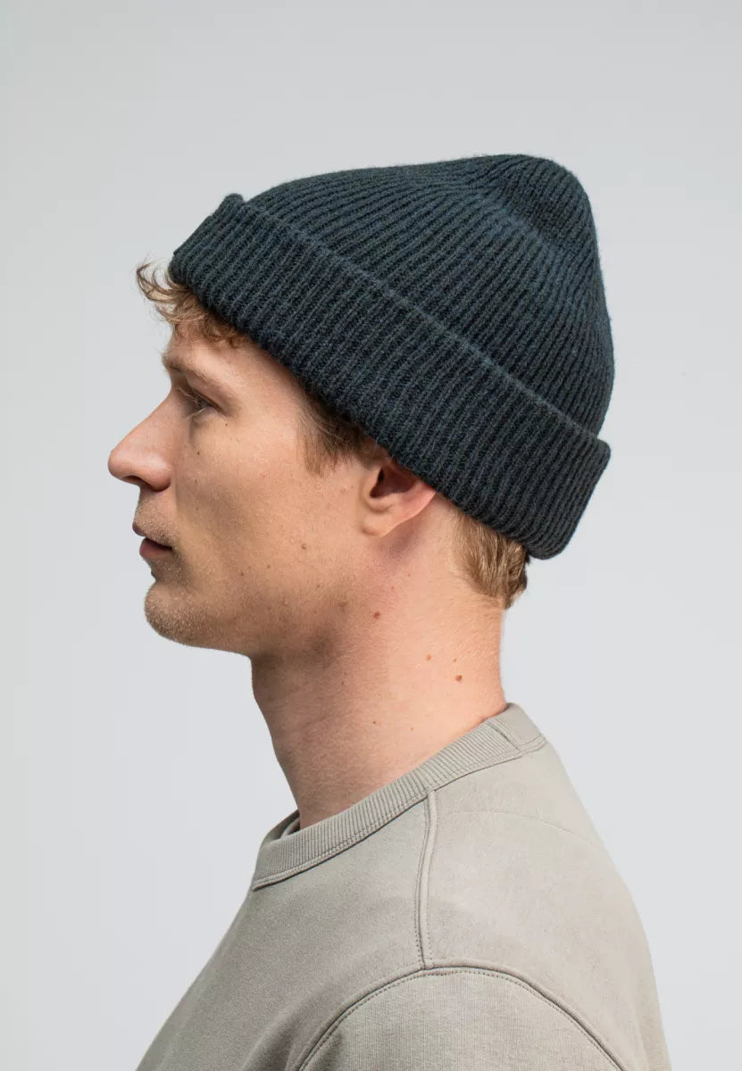 BUTCHER OF BLUE Army Wool Hook Beanie - Conda Green