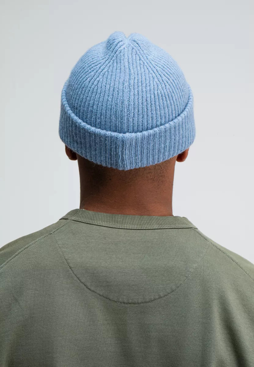 BUTCHER OF BLUE Army Wool Hook Beanie - Horizon Blue
