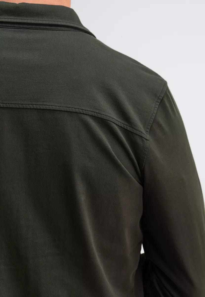 BUTCHER OF BLUE Finn Pocket Jersey Overshirt - Mocha Brown