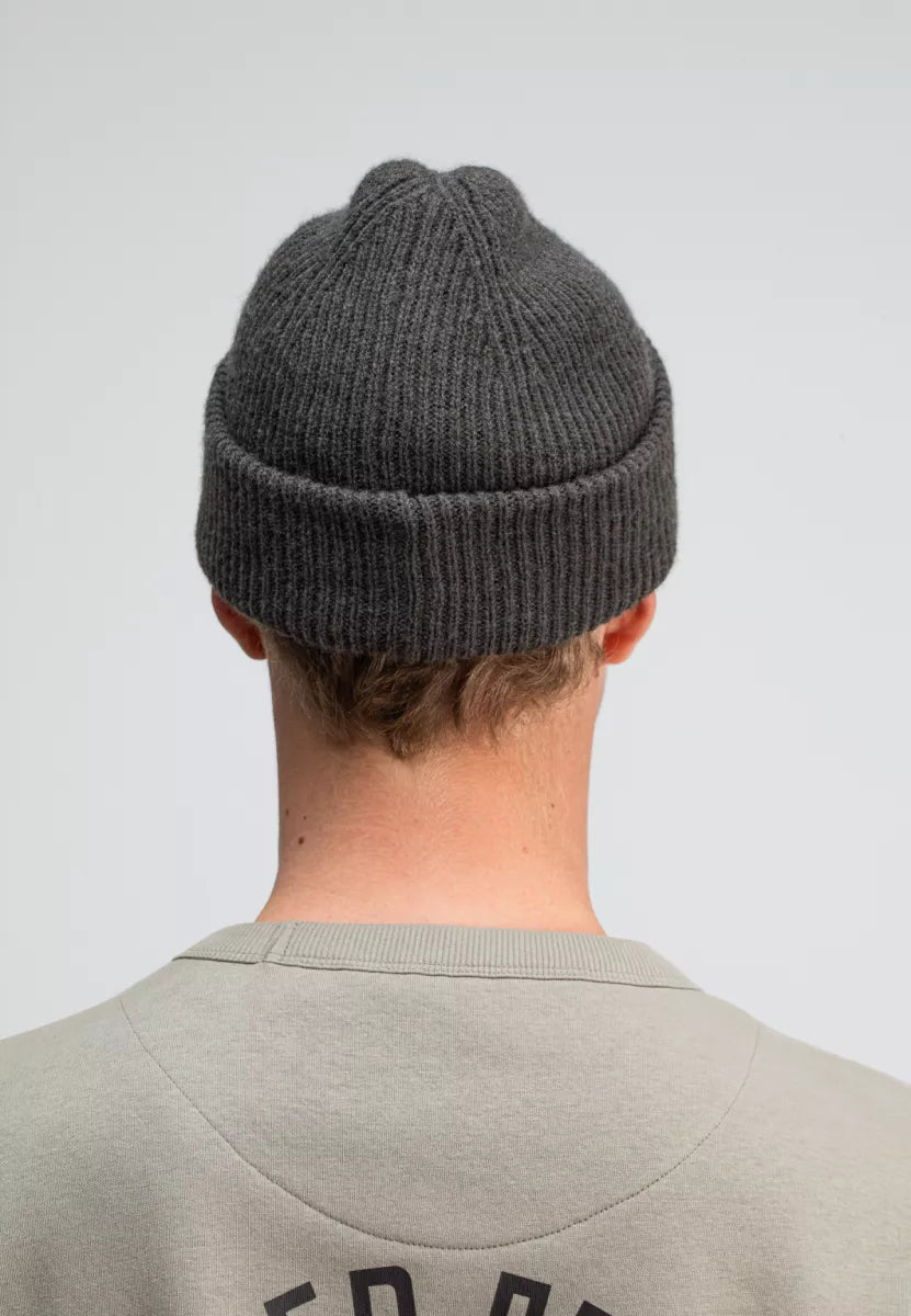 BUTCHER OF BLUE Army Wool Hook Beanie - Mocha Brown