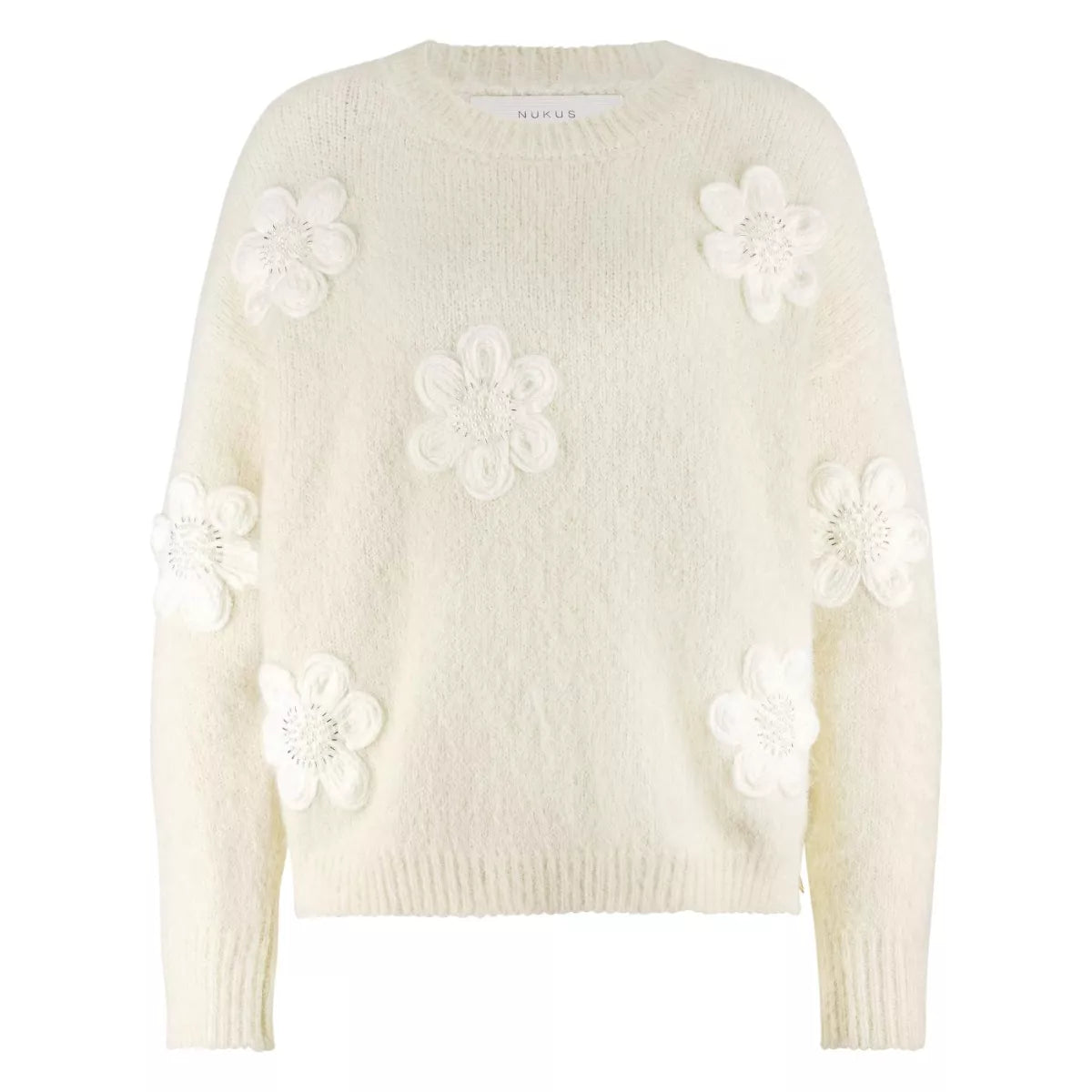 NUKUS Chiaca Pullover Flower - Off White
