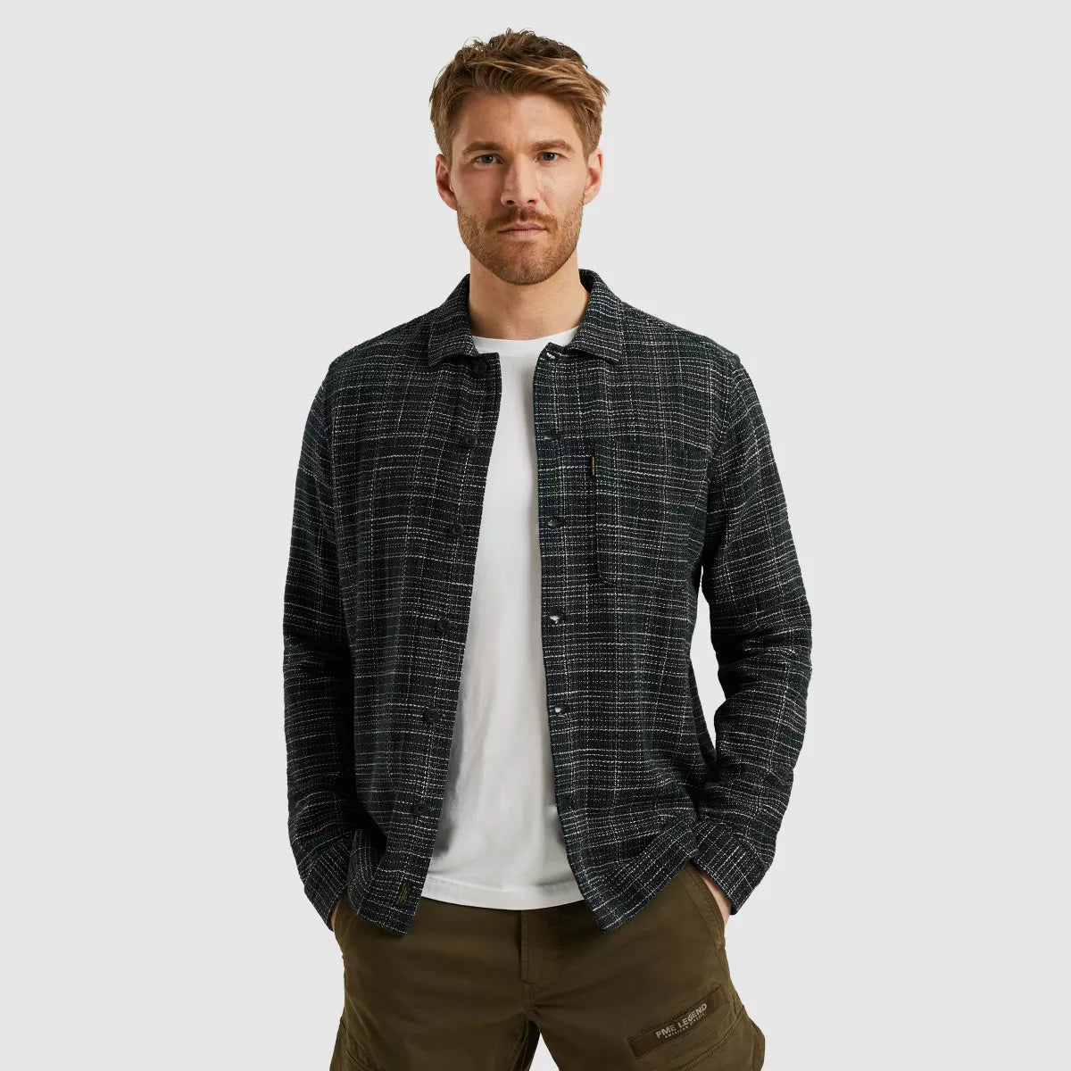 PME-LEGEND Long Sleeve Shirt - Blauw