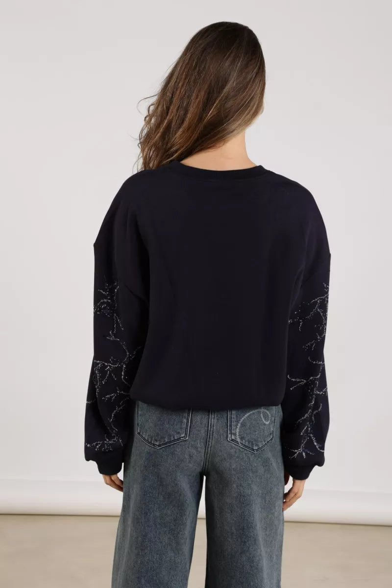 NUKUS Suzanne Pullover Strass