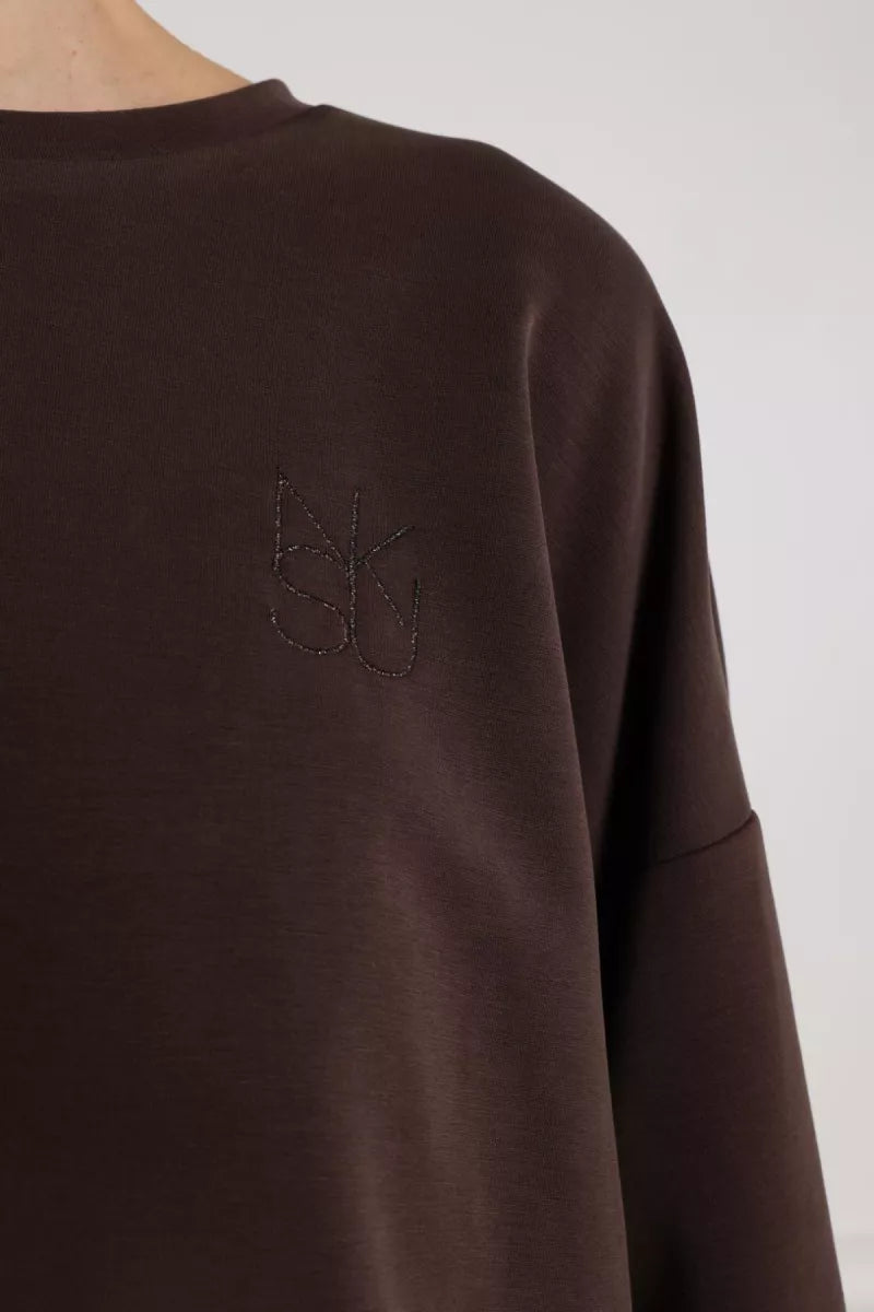 NUKUS Gabi Pullover - Dark Chocolate