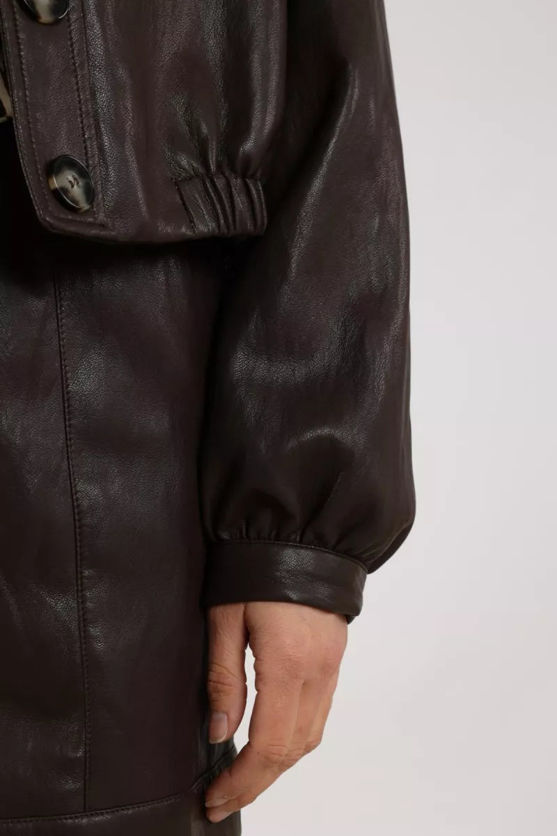 NUKUS Fiene Jacket - Dark Chocolate